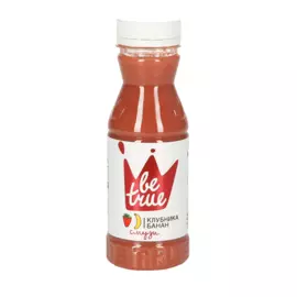Смузи «Клубника+банан», be true, 0.25 л, Россия