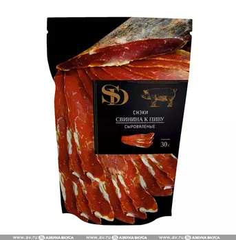 Снэки из свинины к пиву сыровяленые "Сытный Дом" 30 г, Россия