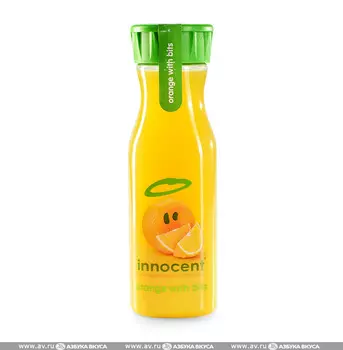 Сок апельсиновый с мякотью прямого отжима, innocent, 330 мл, Великобритания