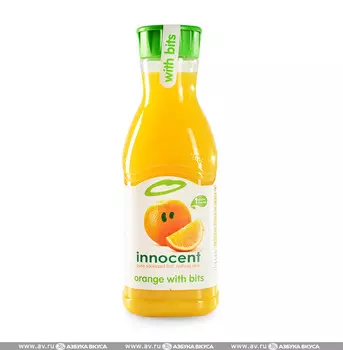 Сок апельсиновый с мякотью прямого отжима, innocent, 900 мл, Великобритания