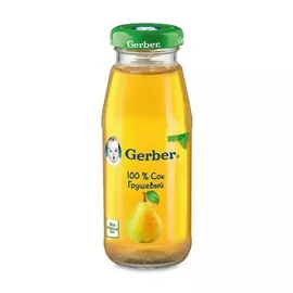 Сок Gerber грушевый с 4 месяцев, 175г Польша