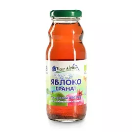 Сок «Яблоко, гранат» с 8 месяцев, Fleur Alpine, 200 г Нидерланды