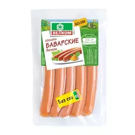 Сосиски Баварские натуральная оболочка Велком 440г Россия
