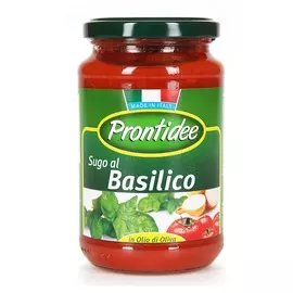 Соус томатный "Prontidee" с базиликом, 350 г, Италия