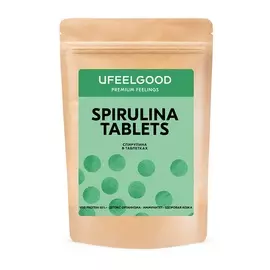 Спирулина в таблетках "UFEELGOOD", 100 г, Великобритания