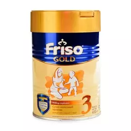 Сухая смесь «Фрисолак» Gold-3 с 12 месяцев, Friso, 400 г, Нидерланды