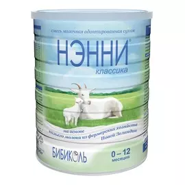 Сухая смесь «Классика» на основе козьего молока с рождения, «Нэнни», 400 г, Новая Зеландия