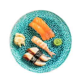 Суси-сет с лососем, угрем и тигровой креветкой, «Уже Готово», 5 шт., 192 г