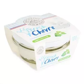 Сыр из козьего молока «Шевр» классический 45%, 100 г, сыроварня «Волжанка», Костромская область, БЗМЖ