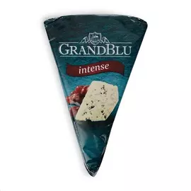 Сыр с голубой плесенью Интенс 50% GrandBlu Аллгой 100г Россия, БЗМЖ