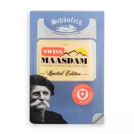 Сыр Swiss Maasdam 48% Schonfeld 125г, БЗМЖ