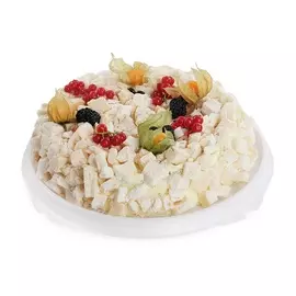 Торт "Ореховый бисквит с безе и сливочным кремом", 1200 г