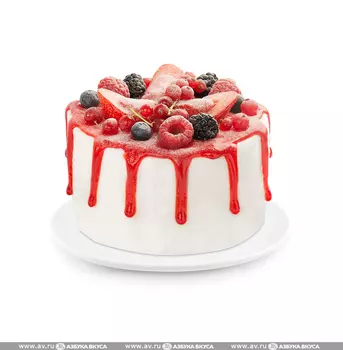 Торт "Ягодный микс" от шеф-кондитера АВ, 1100 г