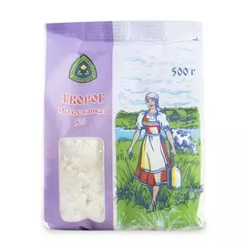 Творог Вологжанка 5% 500г Россия, БЗМЖ