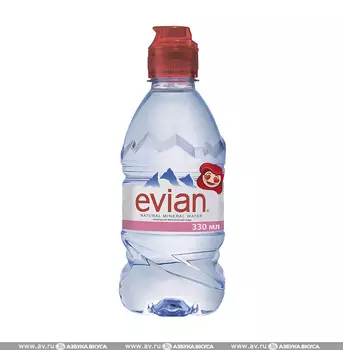 Вода детская Evian с 6 месяцев 0.33 л Франция