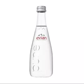 Вода минеральная Evian (Эвиан) природная негазированная, стекло, 0.33 л Франция
