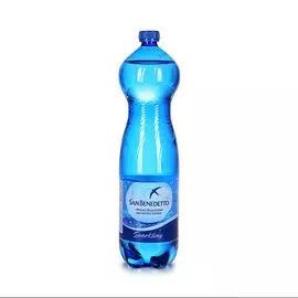 Вода минеральная газированная, пластиковая бутылка, San Benedetto, 1.5 л, Италия