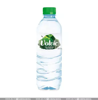 Вода минеральная природная негазированная Volvic 0.5 л, Франция