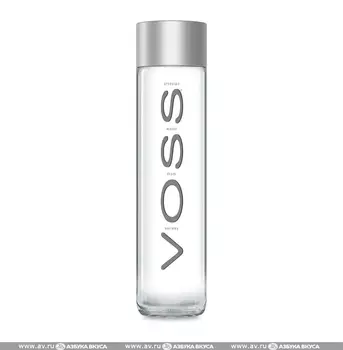 Вода питьевая негазированная, стеклянная бутылка, Voss, 0.375 Норвегия