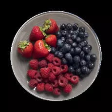 Ягодный микс: голубика, клубника, малина, 300 г