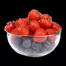 Ягодный микс: клубника+голубика, 500 г