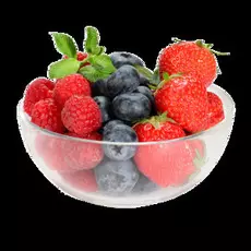 Ягодный микс сердце (голубика, малина) 250 г