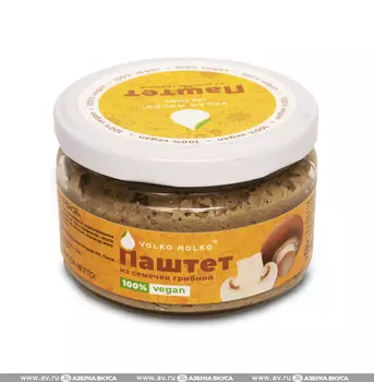 Закуска "Паштет из семечек грибной" 250 г Россия