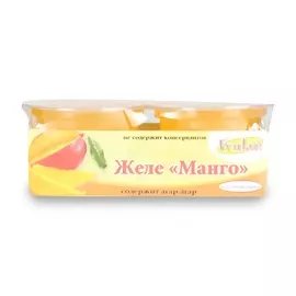Желе фруктовое «Манго», COCON, 2х118 г, Малайзия