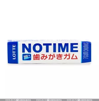 Жевательная резинка LOTTE Notime 33 г Япония
