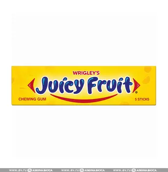 Жевательная резинка Wrigley's Juicy Fruit, 5 пластинок Россия