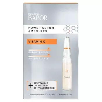 Ампулы с Витамином С DOCTOR BABOR/Power Serum Ampoules Vitamin C DOCTOR BABOR (20%)
