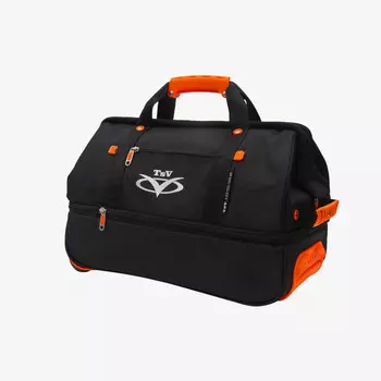 Дорожная сумка-саквояж TsV 514.32 чёрная с колёсами