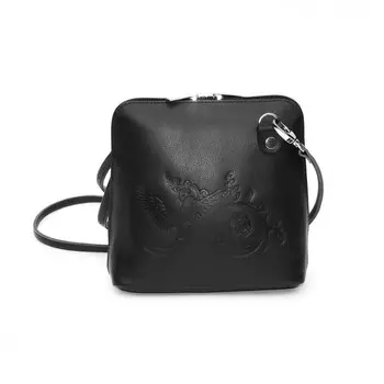 Женская кожаная сумка Natalia Kalinovskaya "Элла" черная