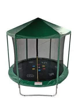 Батут 6FT 1,83м HOME с принтом, защитной сеткой и крышей FR-30-6FT