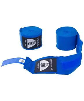 Бинт боксерский Green Hill BP-6232d, 4,5м, эластик, синий