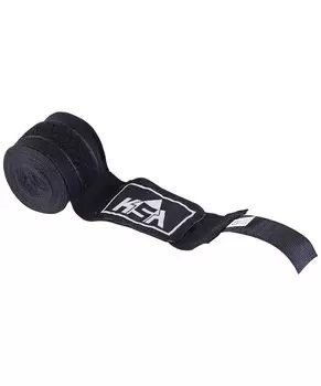 Бинт боксерский KSA Hunter Black, хлопок/пэ, 2.5 м