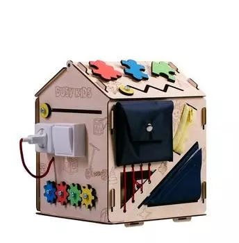 Бизиборд "Бизидом" 25х25х30 "small wood"