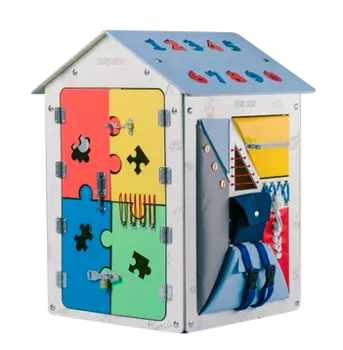 Бизиборд "Бизидом" 45x45x70 "Very big White"