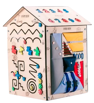 Бизиборд "Бизидом" 45x45x70 "Very big Wood"