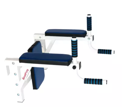 Брусья навесные на шведскую стенку, Синие подушки