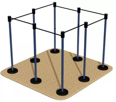 ЧЕТЫРЕХСТОРОННИЙ ТУРНИК MB BARBELL MB 7.60/8