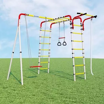 Детский спортивный комплекс для дачи ROMANA Веселая лужайка - 2