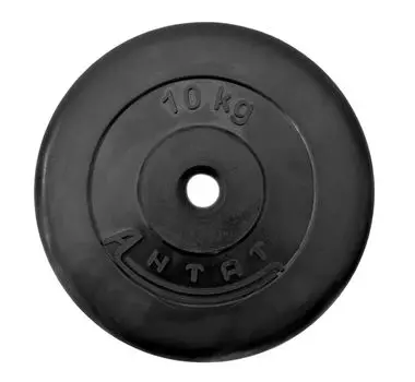 Диск Антат обрезиненный 26 мм 10 кг, черный