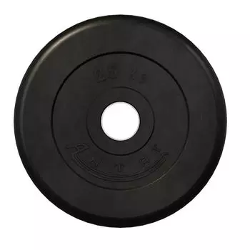 Диск Антат обрезиненный 51 мм 25 кг, черный