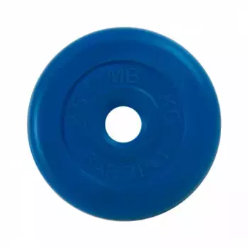 Диск обрезиненный синего цвета, 31 мм MB Barbell MB-PltC31-2,5