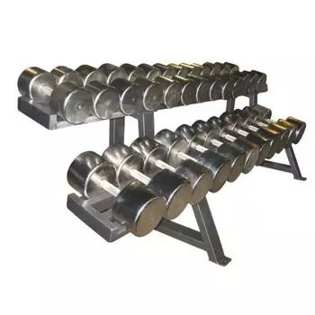 ГАНТЕЛЬНЫЙ РЯД ХРОМИРОВАННЫЙ, ОТ 12,5 ДО 40 КГ