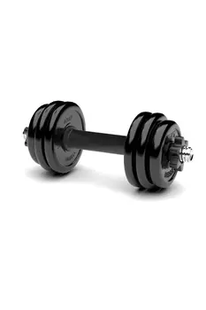 Гантель обрезиненная Barbell Atlet D26 14кг