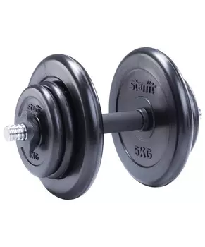 Гантель разборная обрезиненная в коробке STARFIT DB-712 16 кг