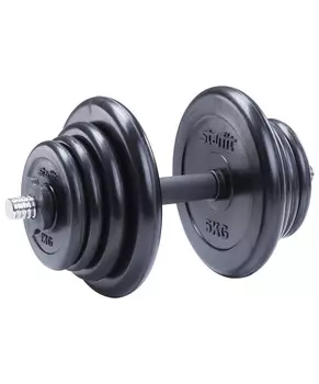 Гантель разборная обрезиненная в коробке STARFIT DB-712 20 кг