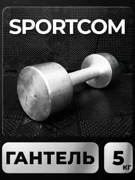 Гантель Sportcom неразборная металлическая 5 кг